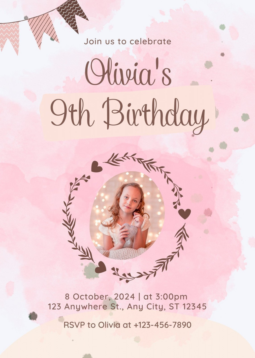 Free, printable, customizable party invitation templates  Canva