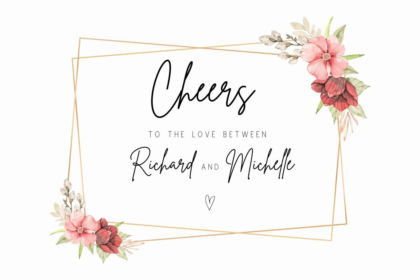 Free printable, customizable wedding label templates  Canva