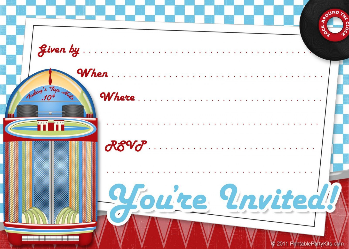 Free Printable Party Invitations: Free Printable s P