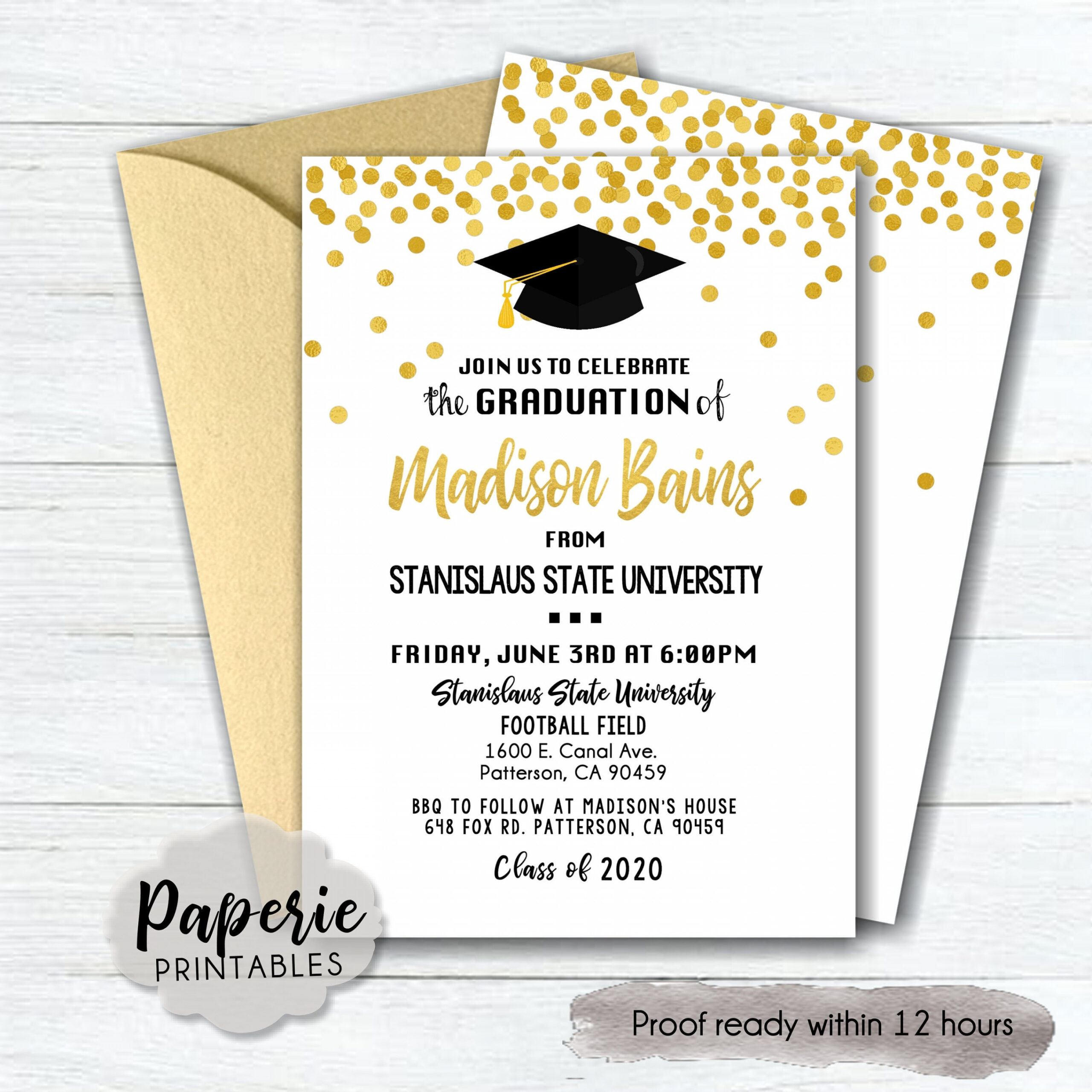 Graduation Party Invitation Graduation Ceremony Invitation - Etsy