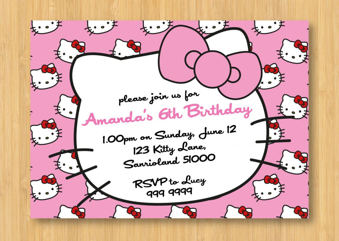 Image detail for -Hello Kitty - Printable Birthday Party