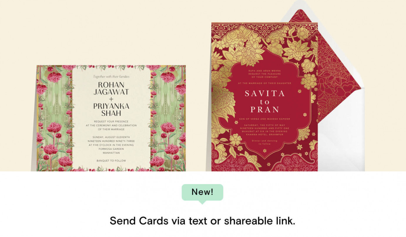 Indian Wedding Cards  Customize Online & RSVP Tracking