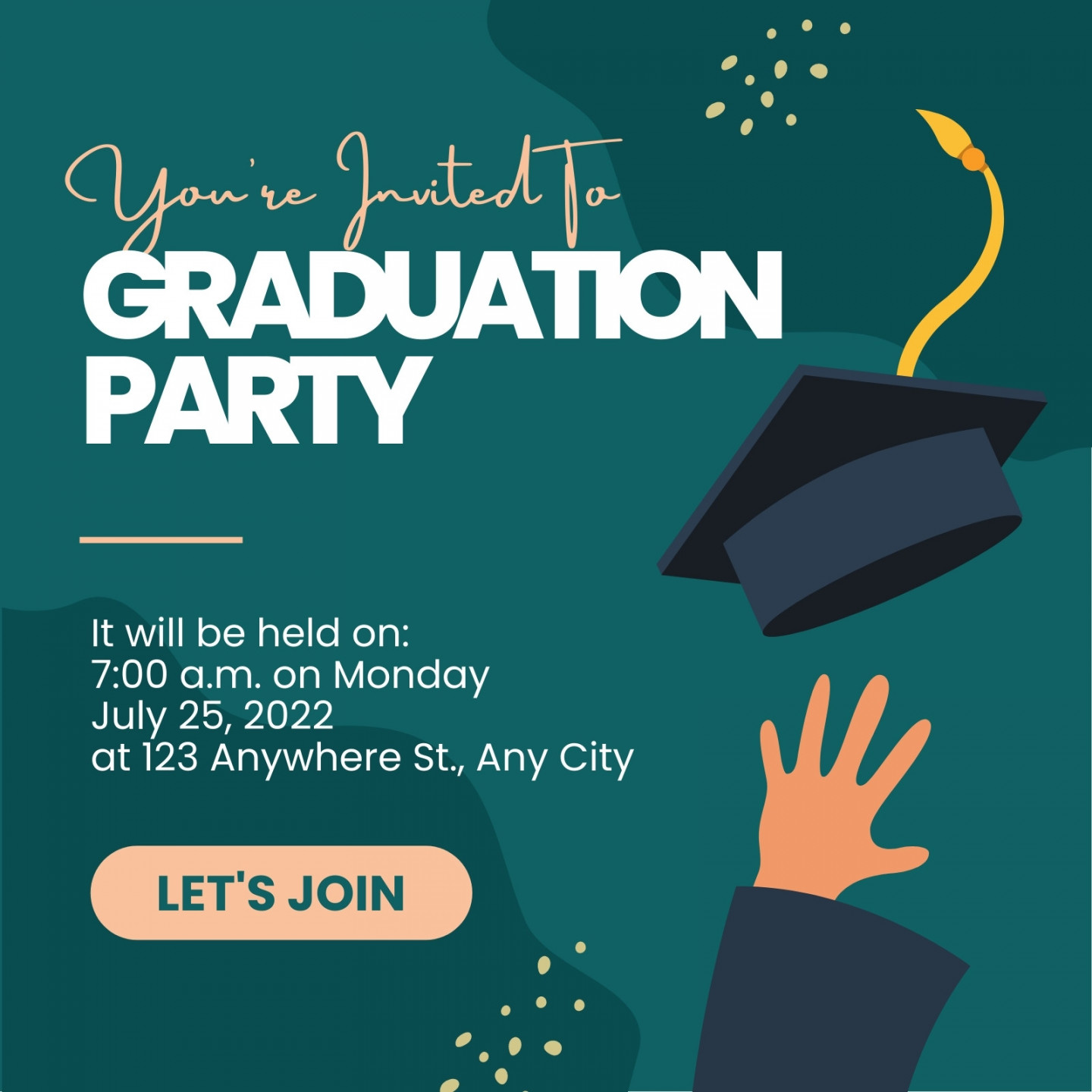 Page  - Free custom printable graduation invitation templates  Canva