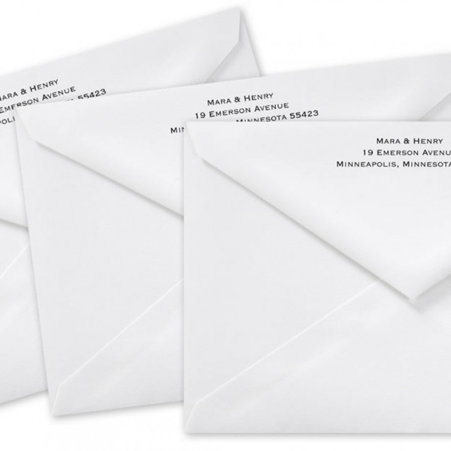 Return Address Etiquette:  Questions You Didn