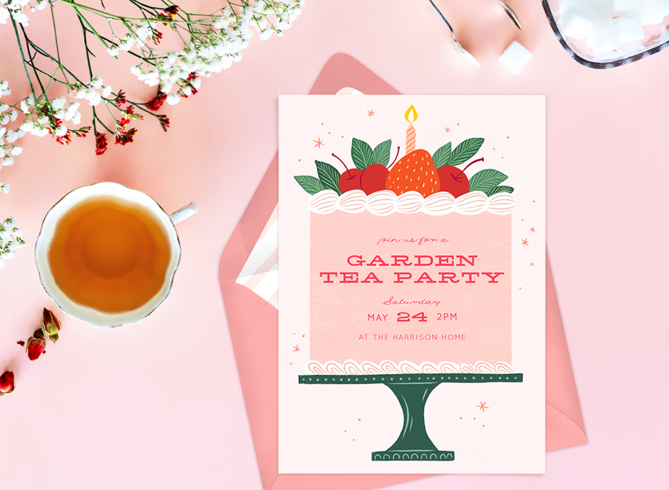 Tea Party Invitations for Your Afternoon Tea - STATIONERS