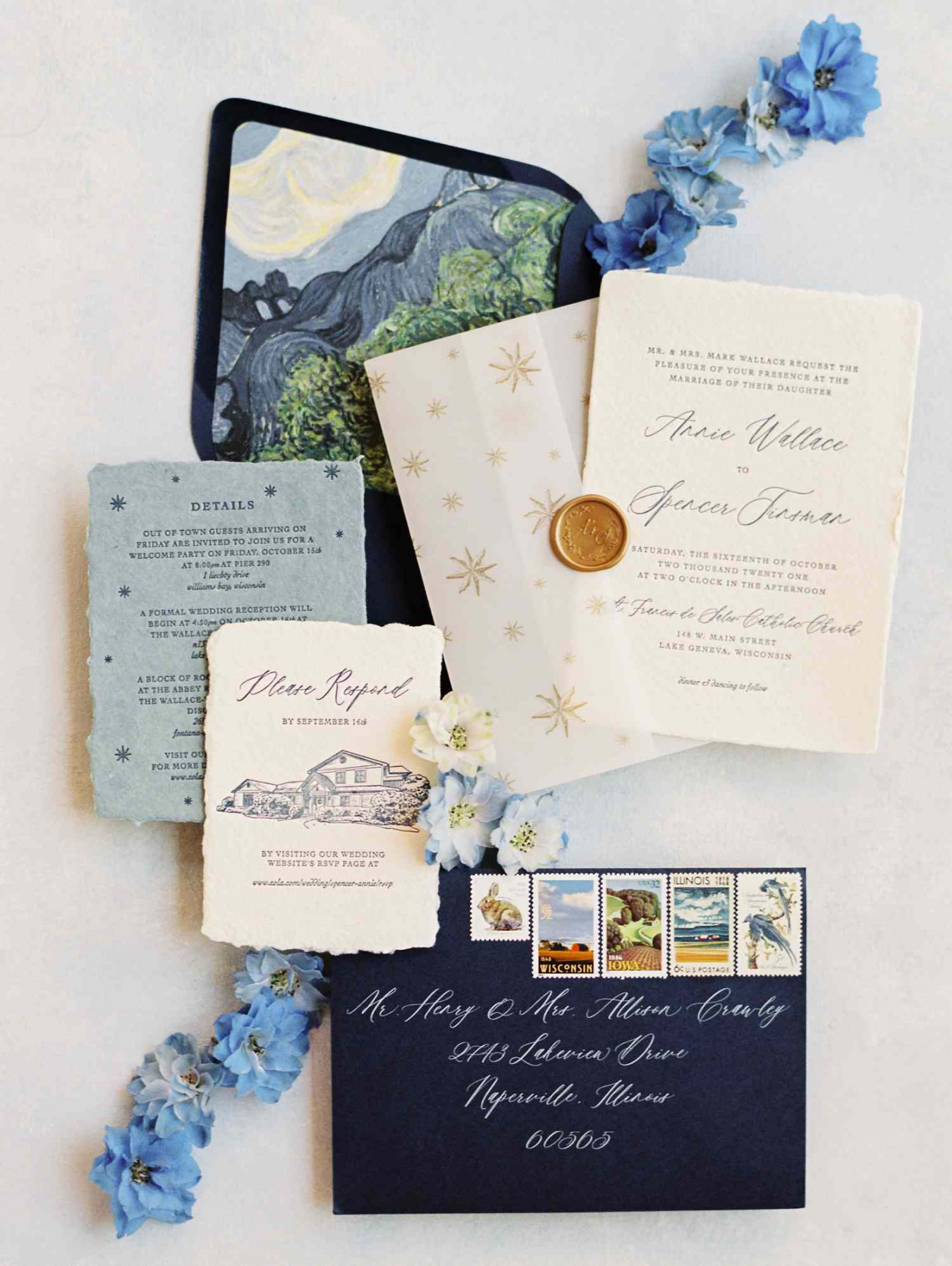 Beautiful Wedding Envelope Liner Ideas