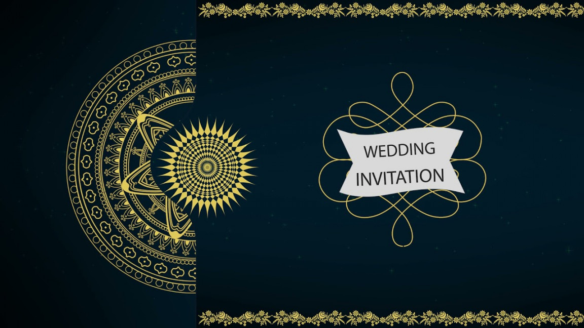 Best Wedding Invitation Video Template Free Download - Wedding Invitation  Blank Video