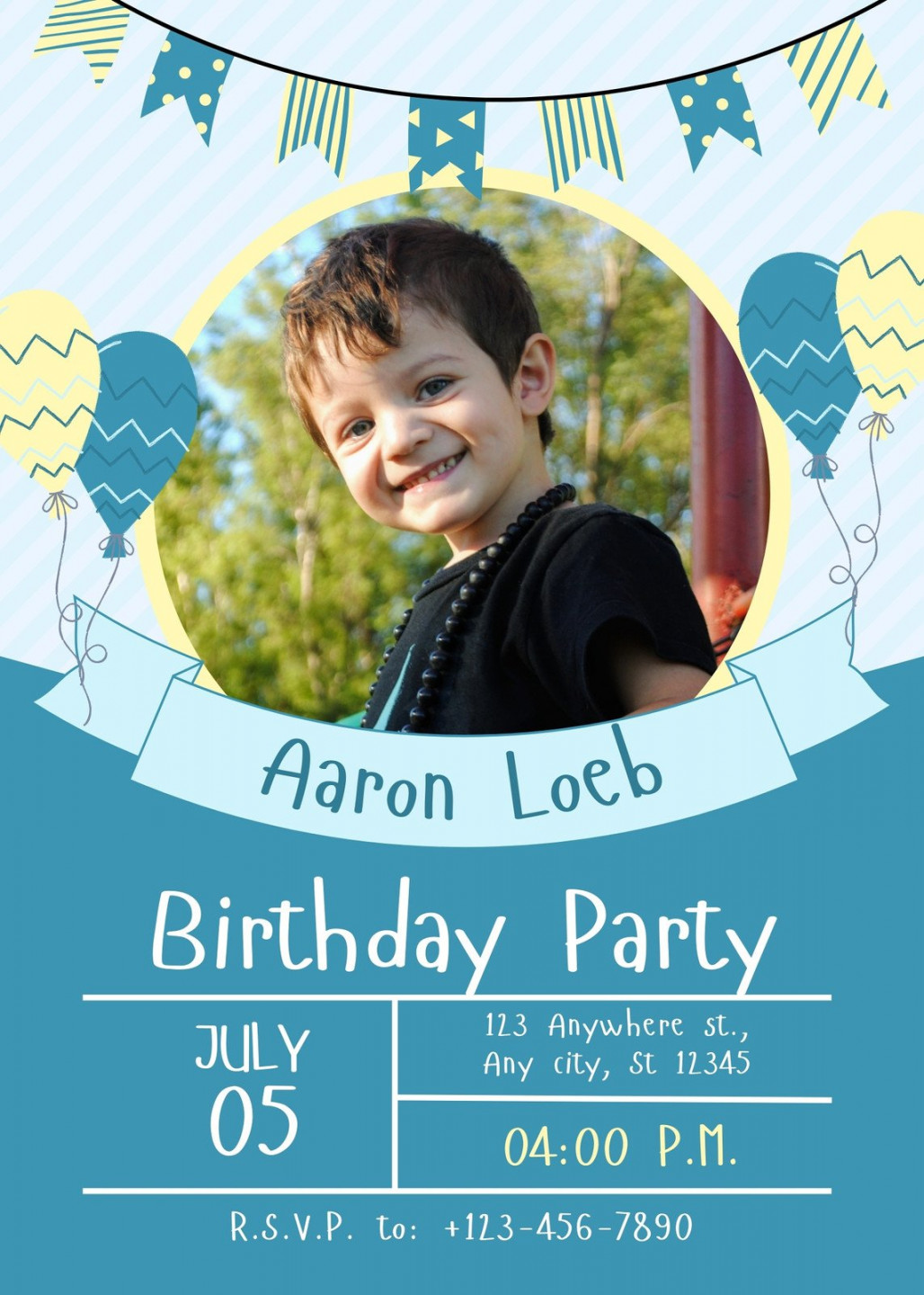 Free and printable birthday invitation templates  Canva