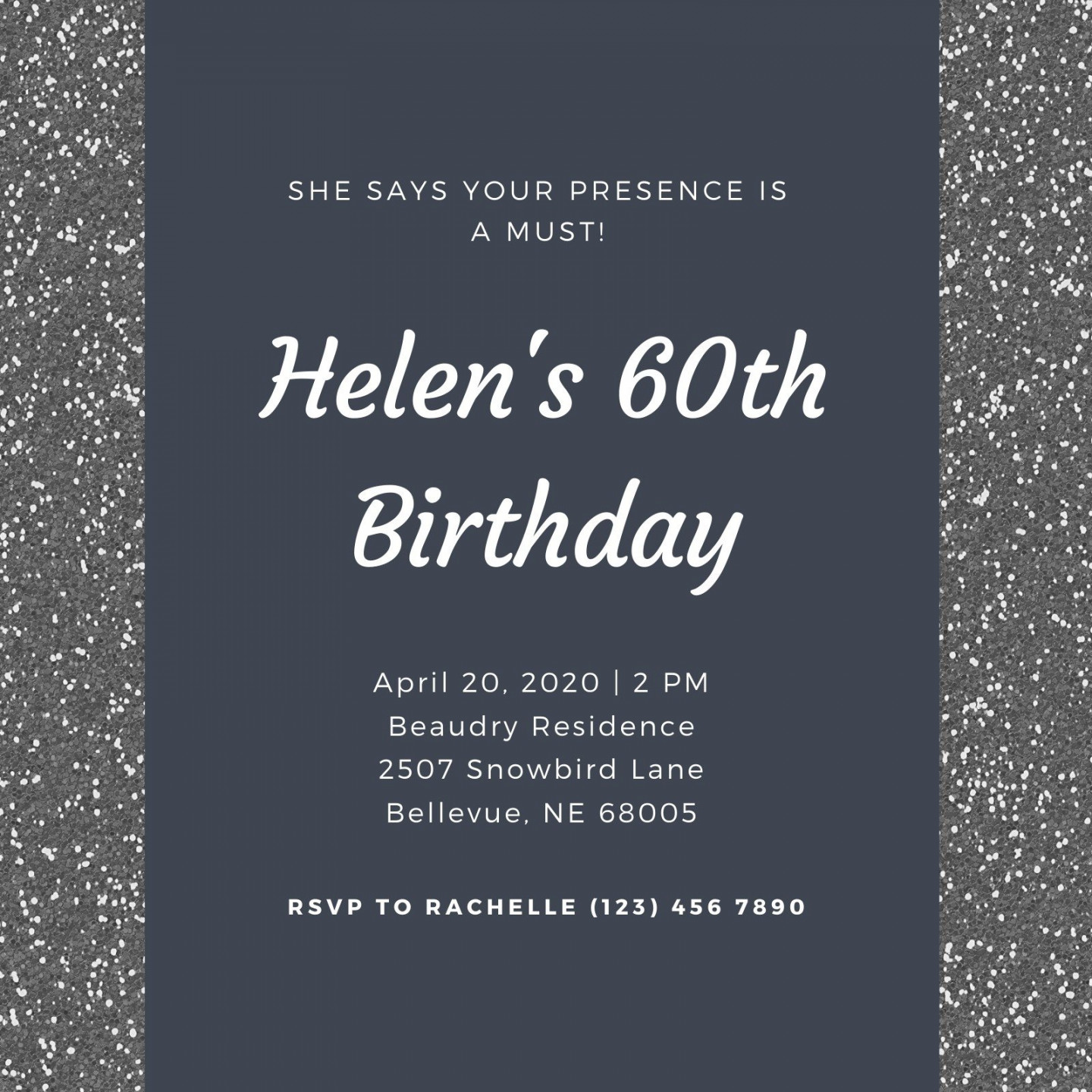 Free, printable custom th birthday invitation templates  Canva