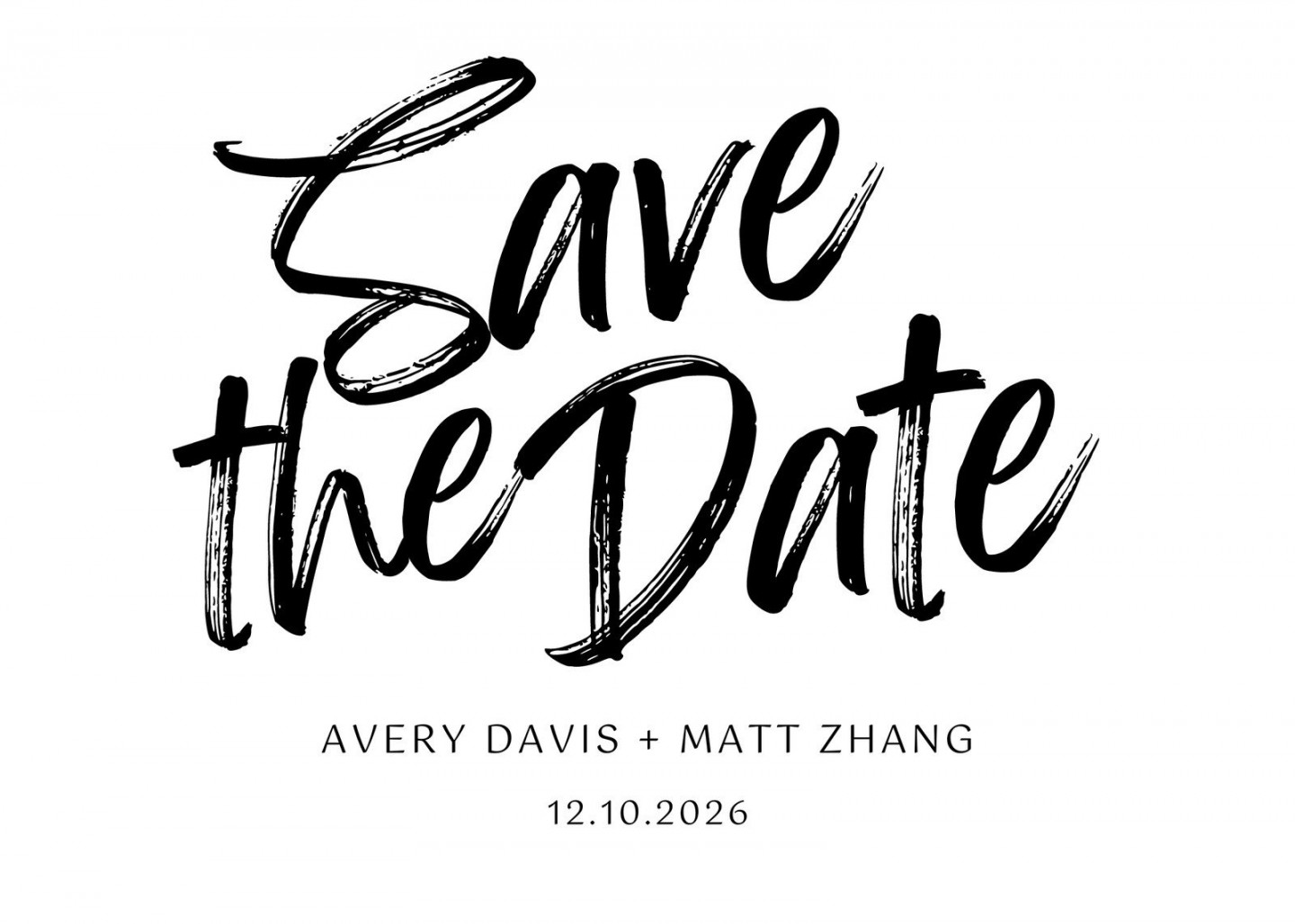 Free save the date card templates to edit and print  Canva