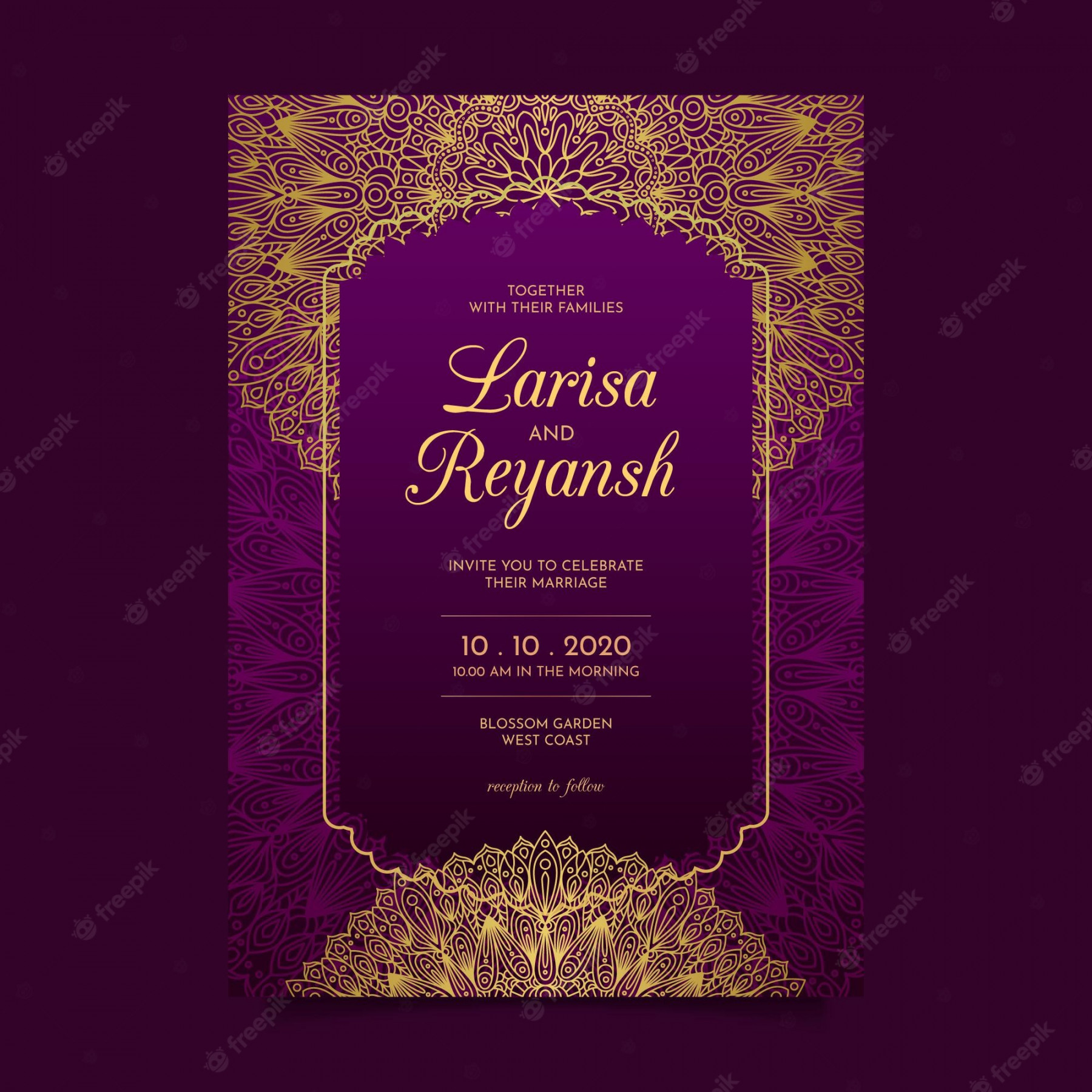 Indian Wedding Card - Free Download on Freepik