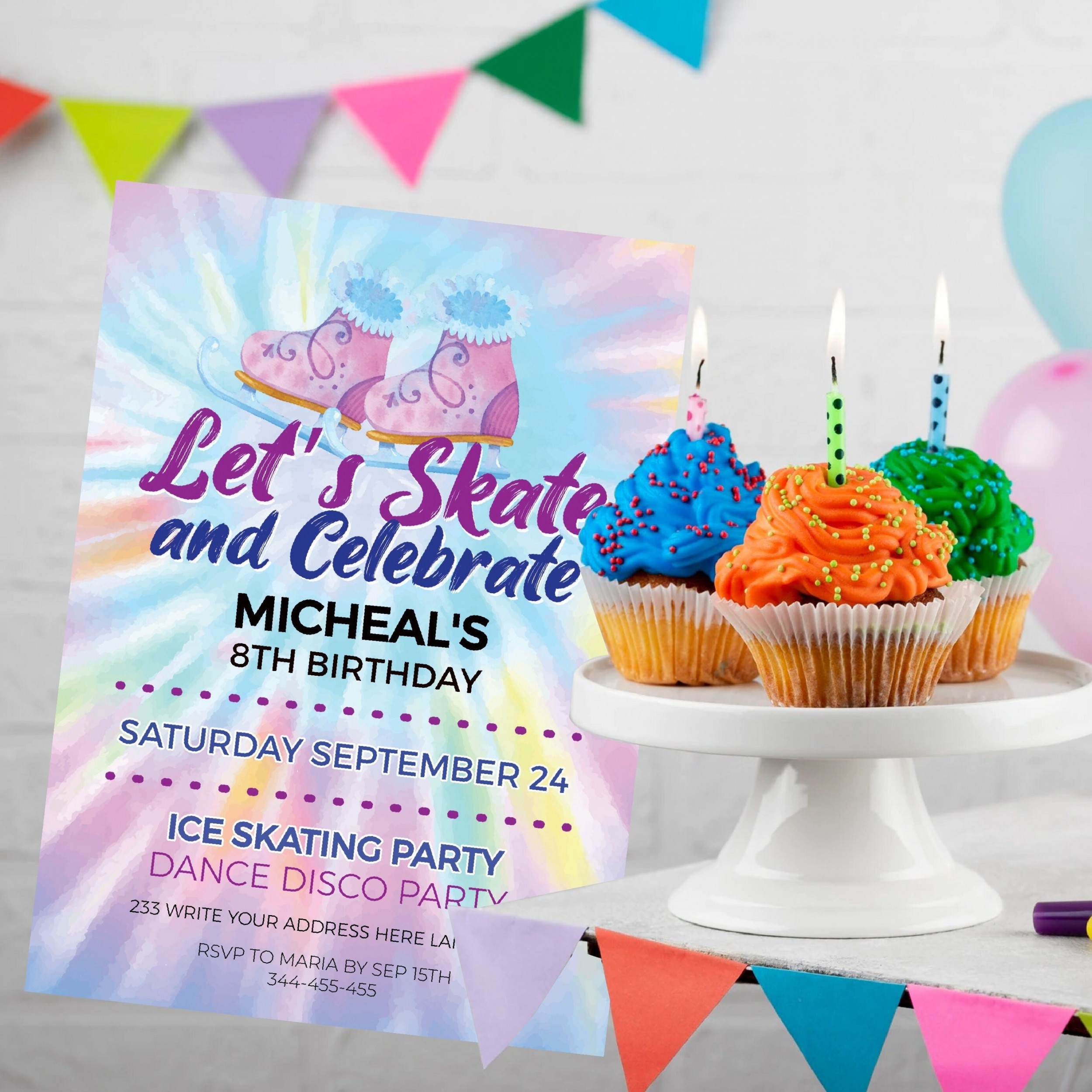 Kids Birthday Invite We Provide a Do It Yourself Invitation - Etsy