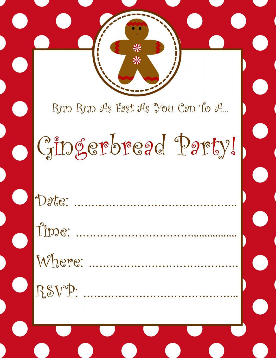 Pin on Family "Gingerbread Party Ideas"