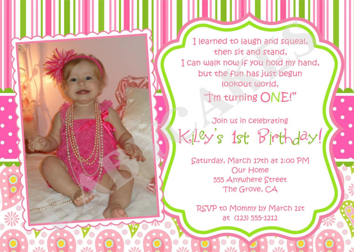 Pin on FREE Birthday Invitation Templates - Bagvania