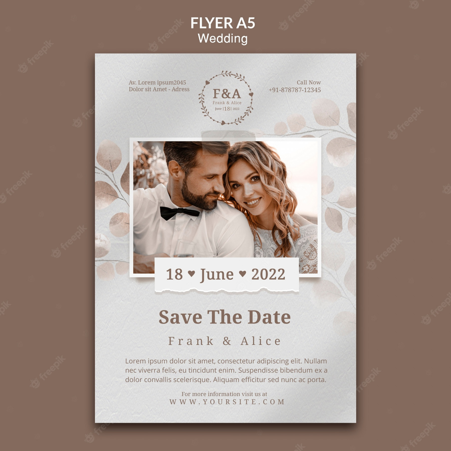 Wedding Flyer PSD, ,+ High Quality Free PSD Templates for