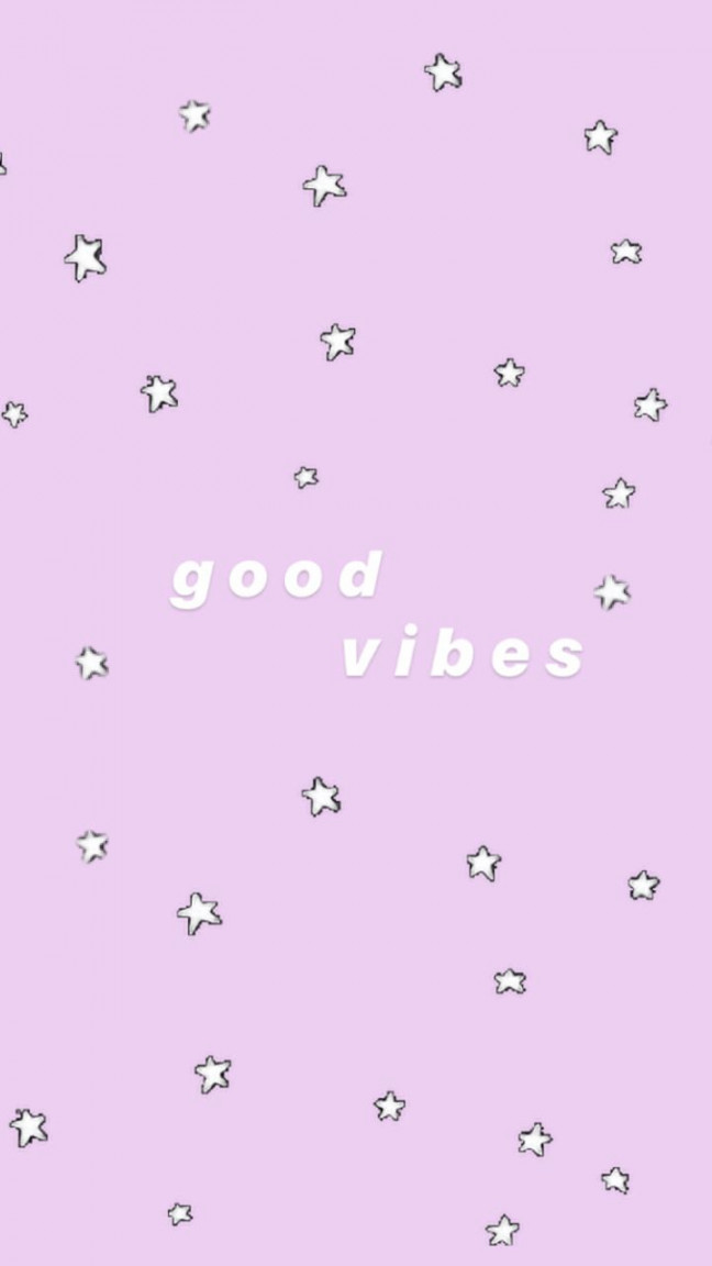 aesthetic wallpaper purple  Good vibes wallpaper, Cool words