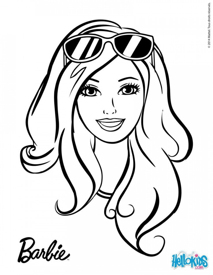 Barbie ready for the summer sun barbie printable  Barbie coloring