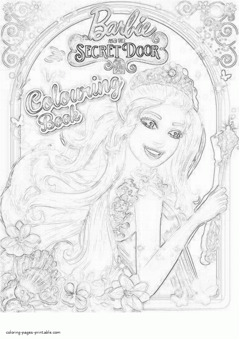 Barbie Secret Door coloring pages printable  COLORING-PAGES