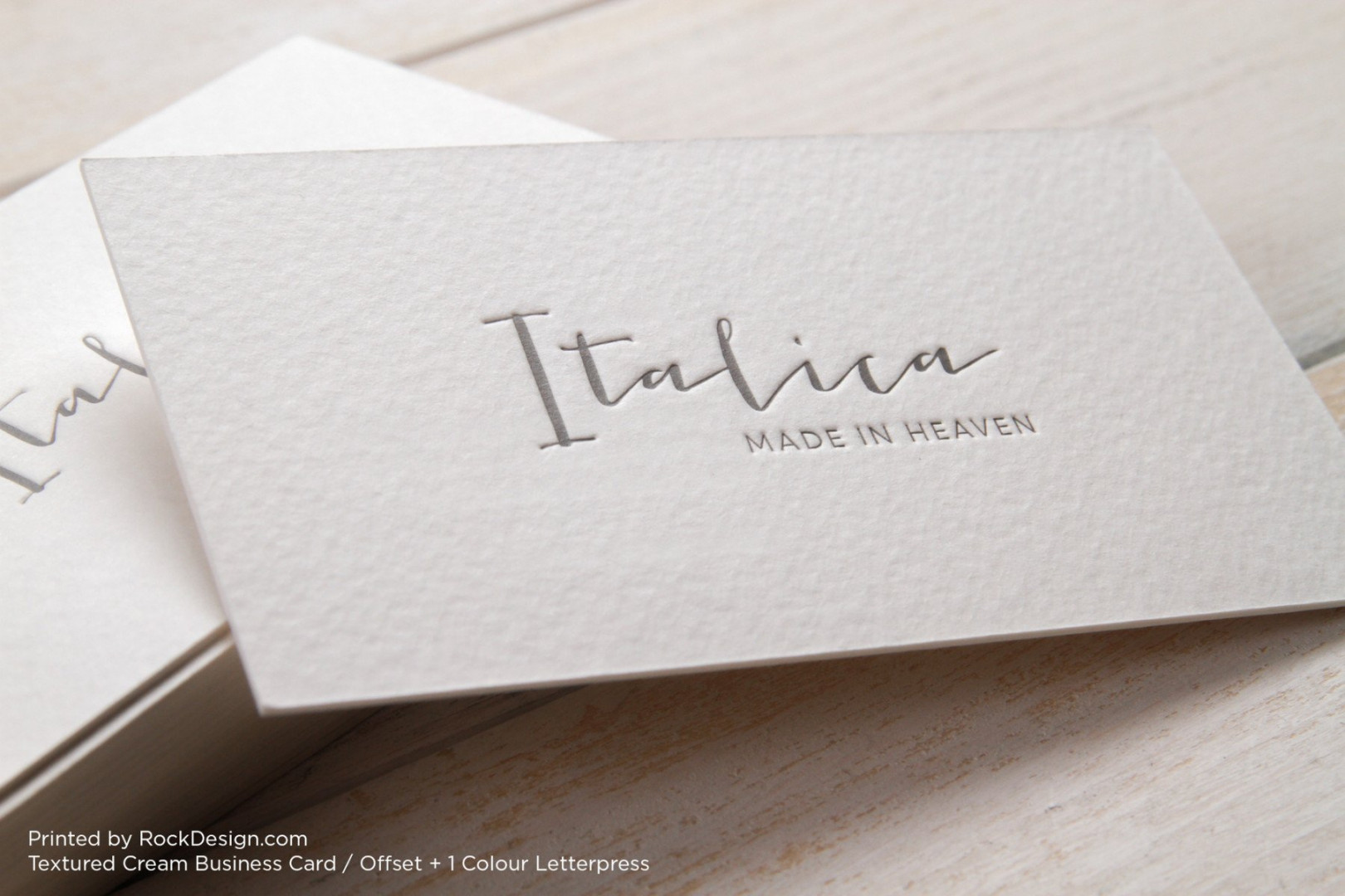 Best Letterpress Business Card - Italica