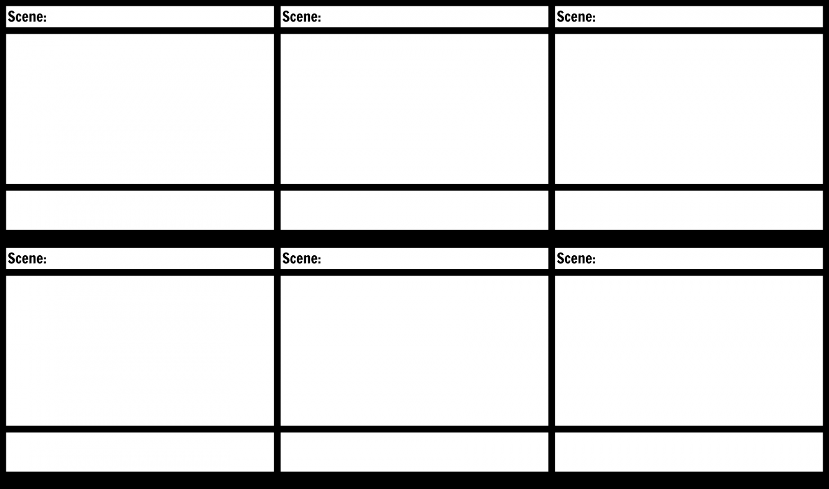 Blank Film Storyboard Template Storyboard by anna-warfield