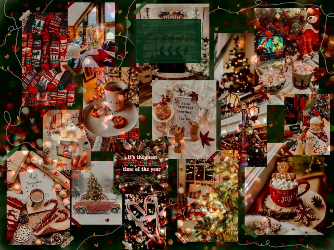 Christmas Wallpaper for iPad  Kerst, Wallpaper, Collage