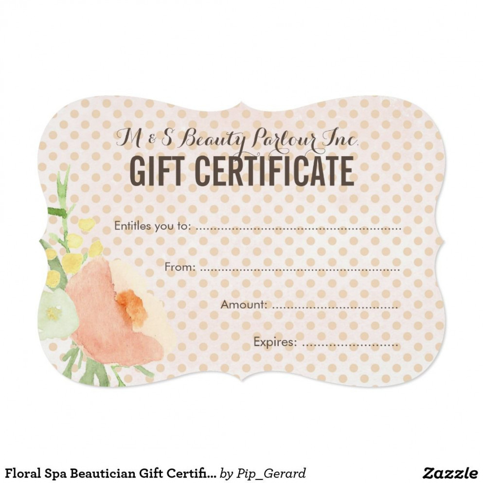 Create your own Invitation  Zazzle  Gift certificate template