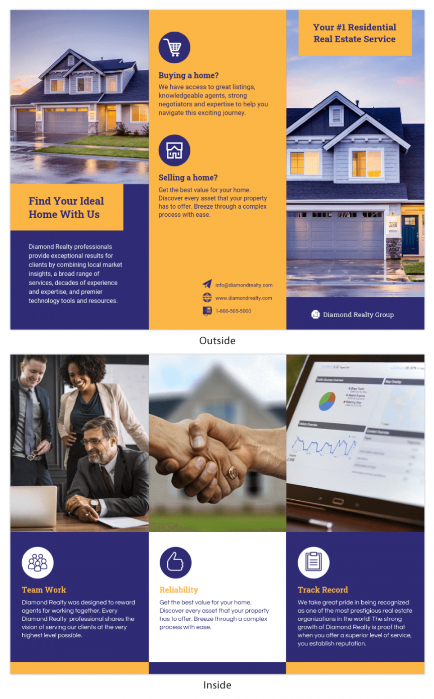 Easy-to-Edit Real Estate Brochure Templates - Venngage