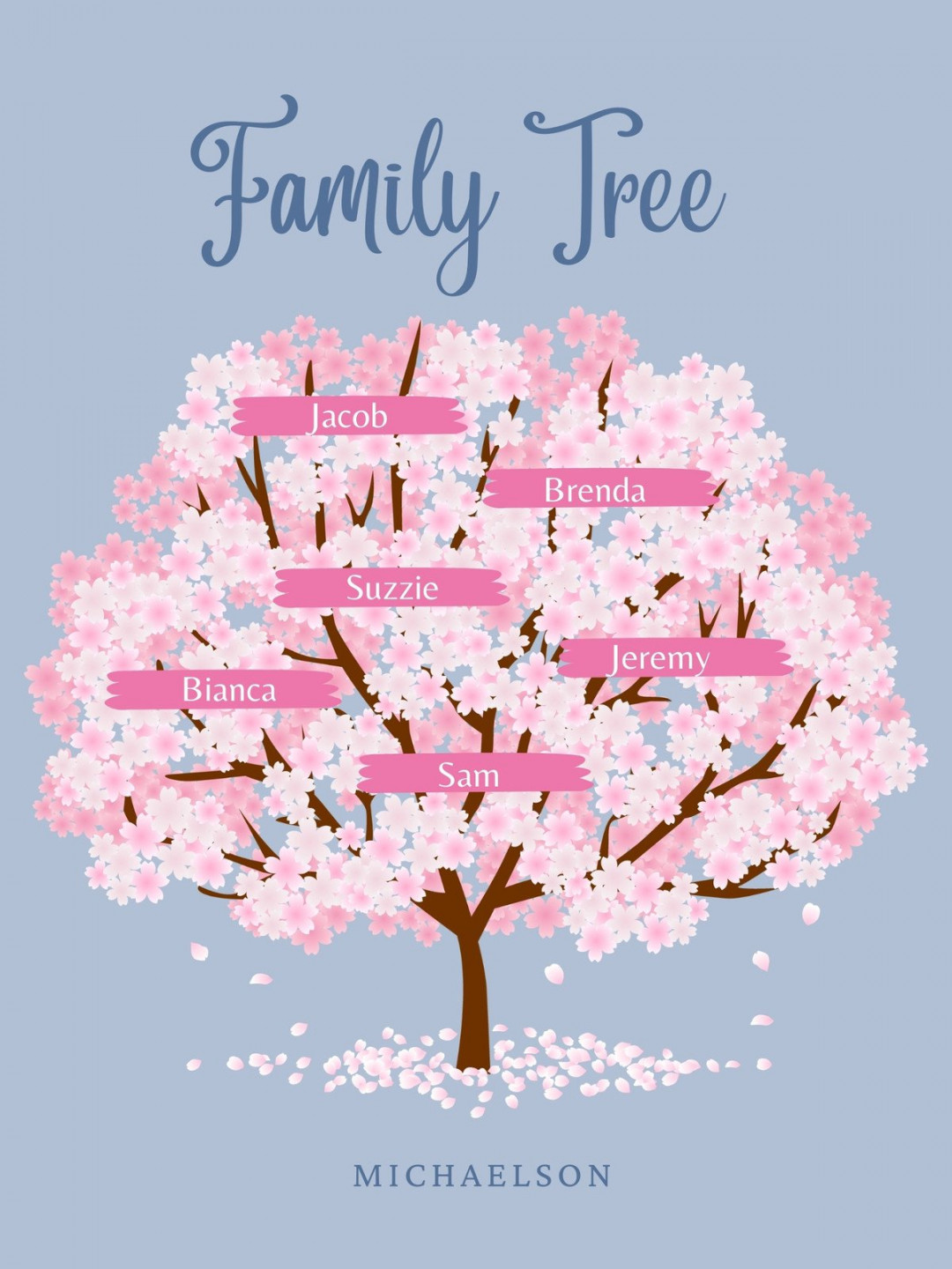 Free and customizable tree templates