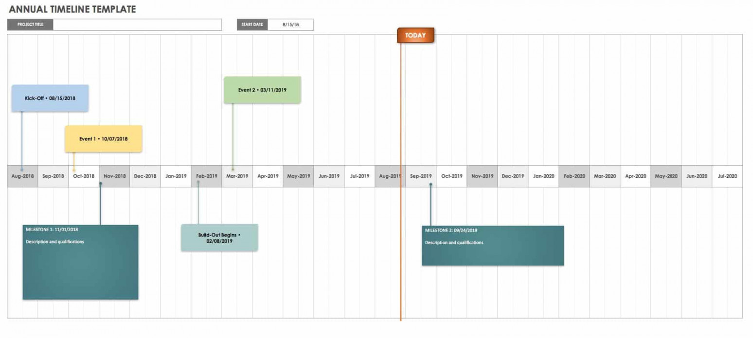 Free Blank Timeline Templates  Smartsheet