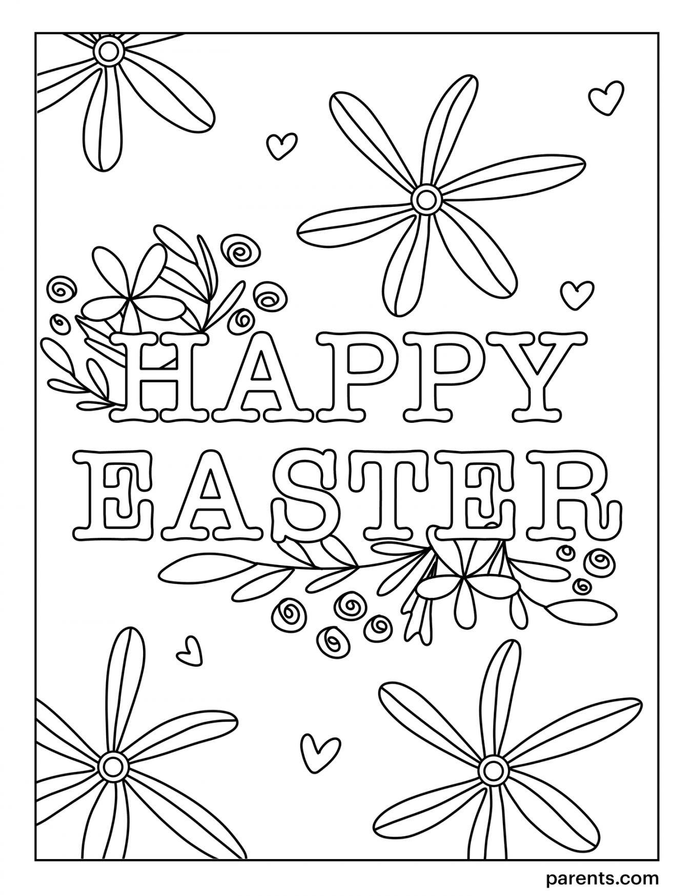 Free Easter Coloring Pages for Kids