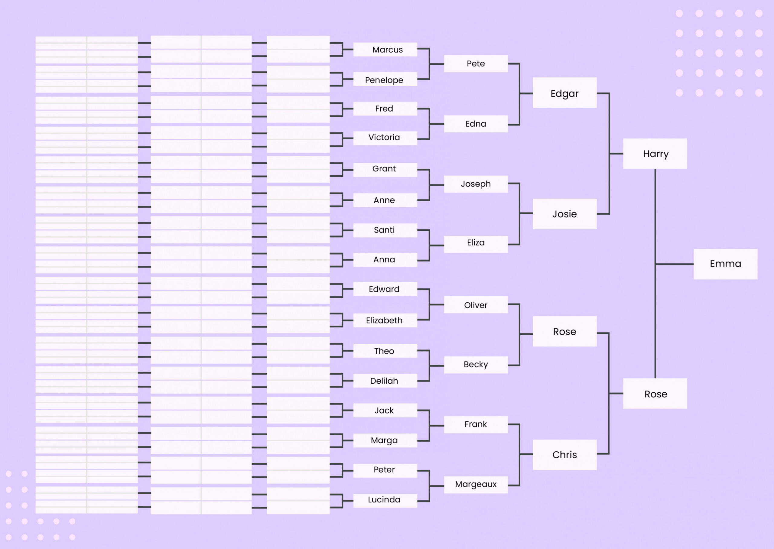 Free  Generation Family Tree Chart - Download in PDF, Illustrator