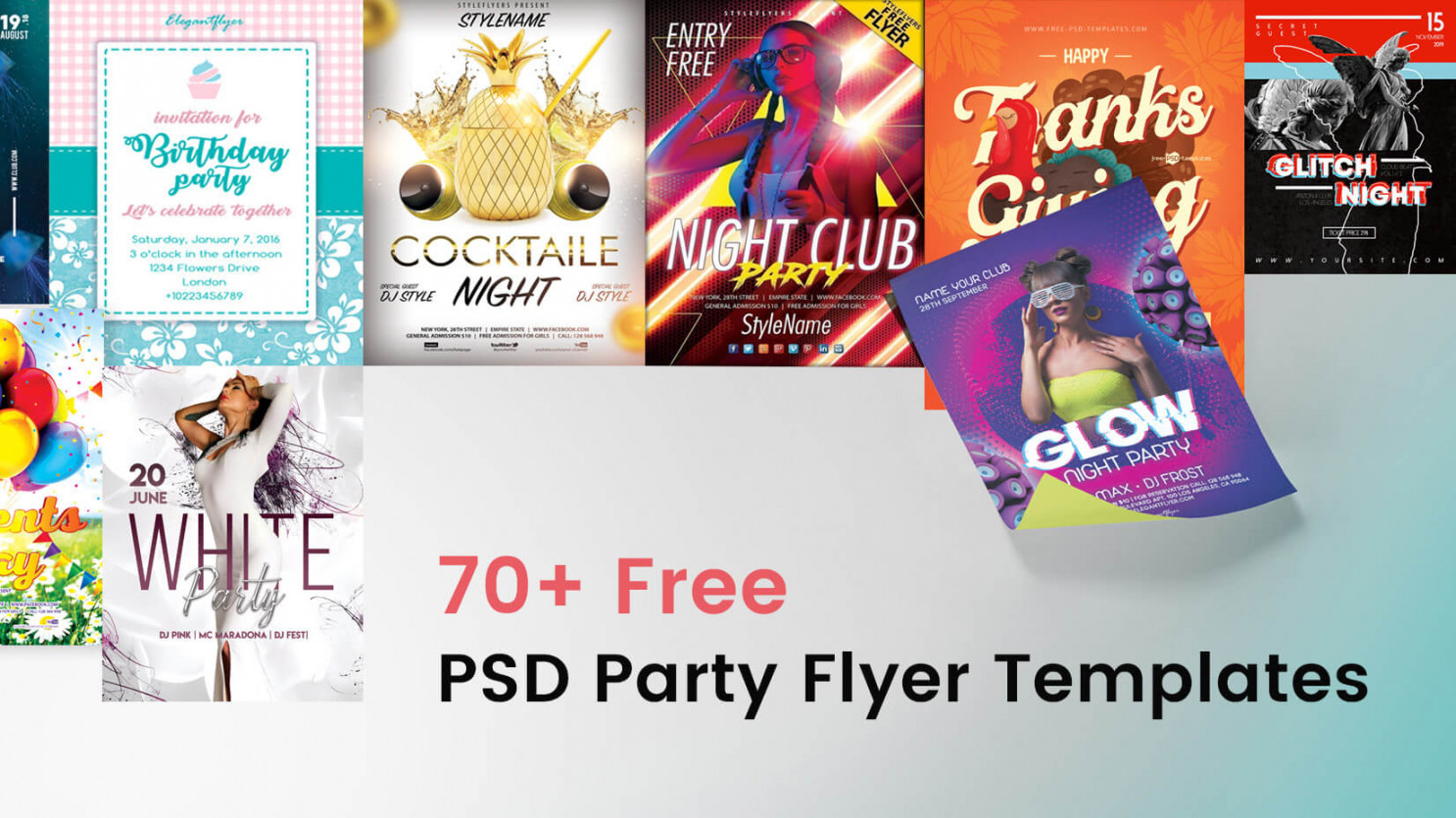 + Free PSD Party Flyer Templates to Attract More People