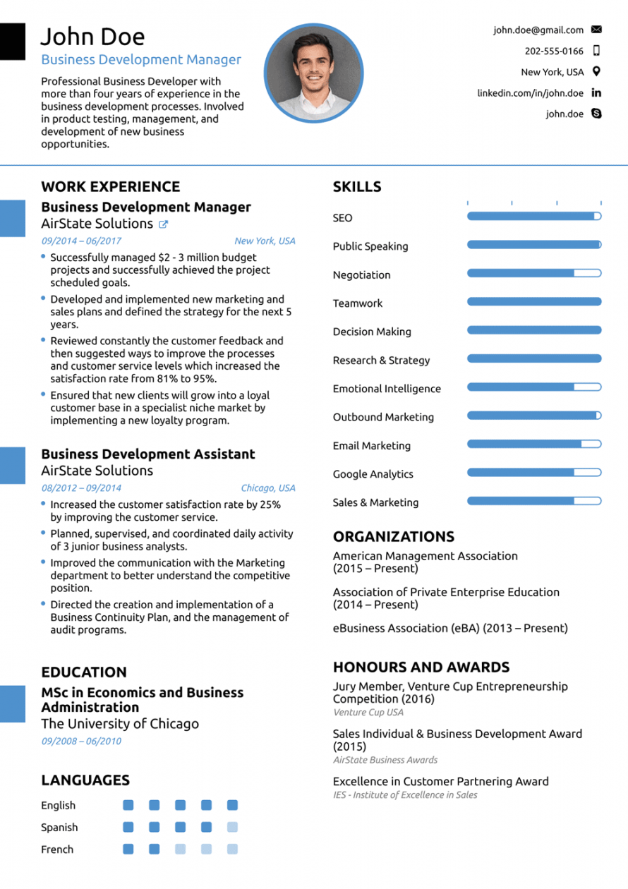 Free Resume Templates for  [Download Now]