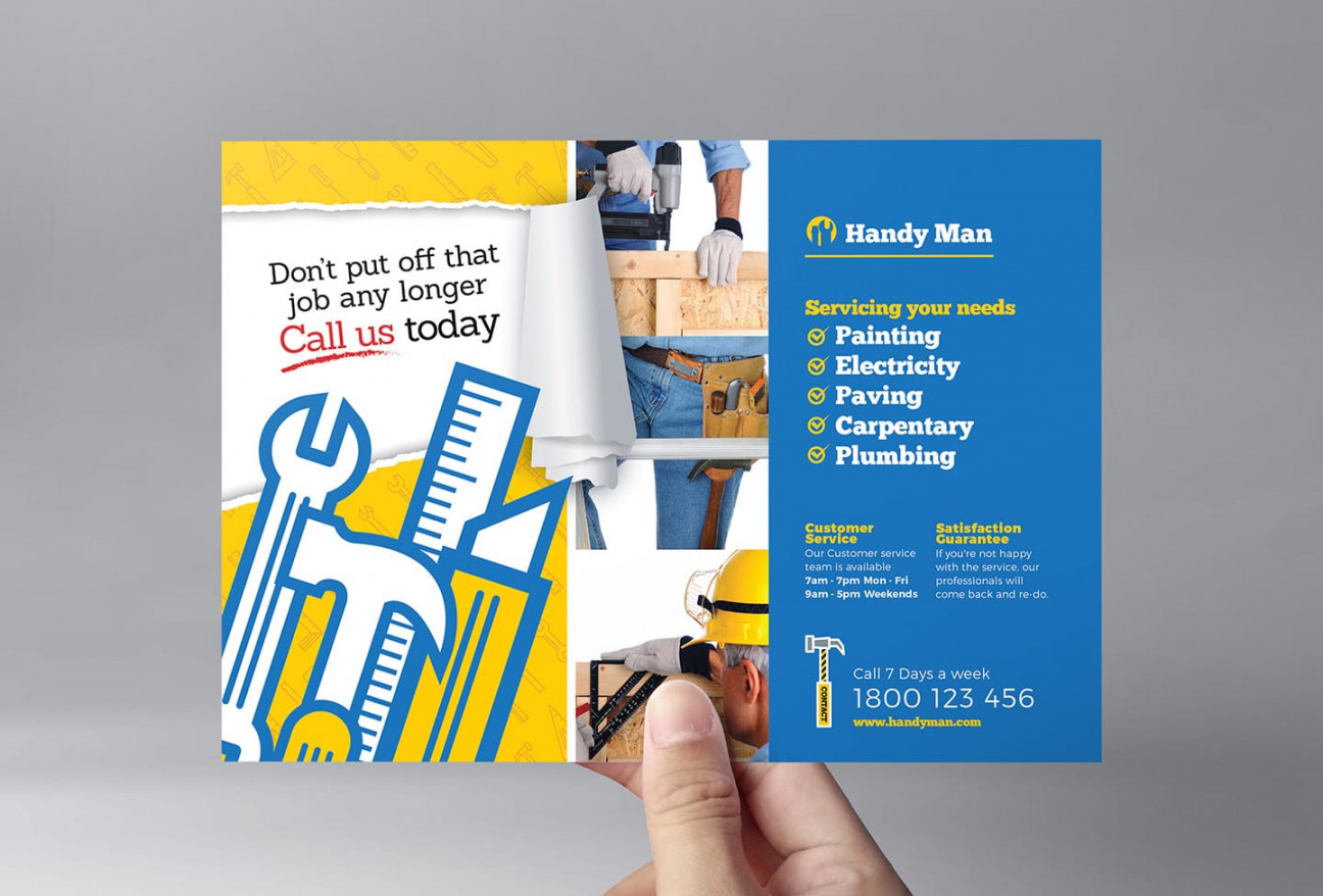 Handyman Flyer Template v - BrandPacks