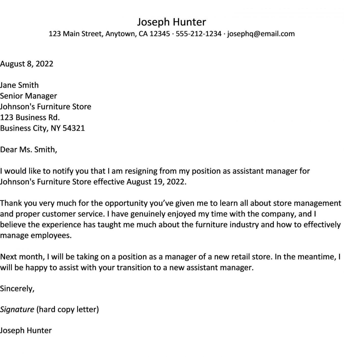 How To Write a Resignation Letter (With Samples)