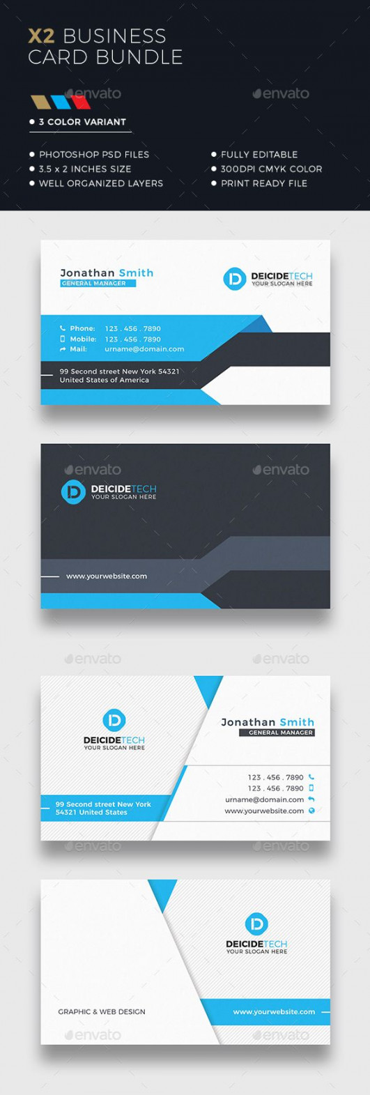 in  Business Card Bundle  Business card design creative