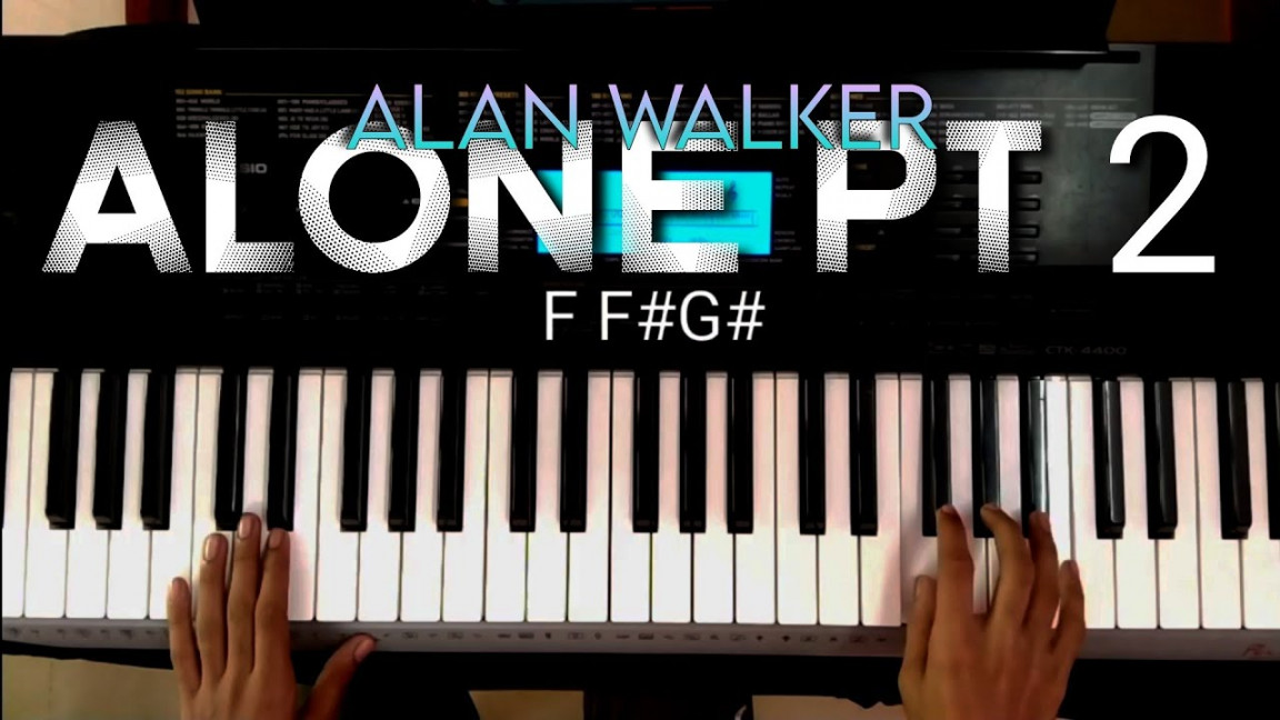 Keyboard Notes Of Alone Pt  Alan Walker  Ava Max  Anantha Krishnan R.