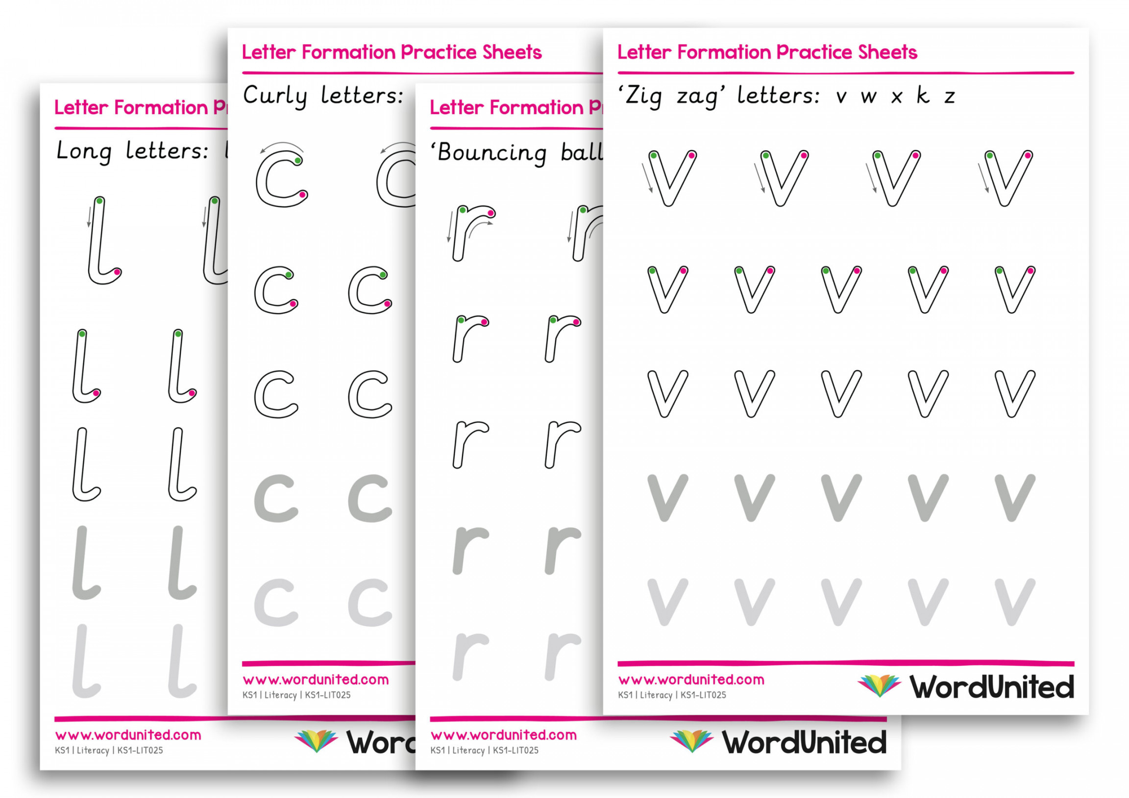 Letter Formation Worksheets  WordUnited