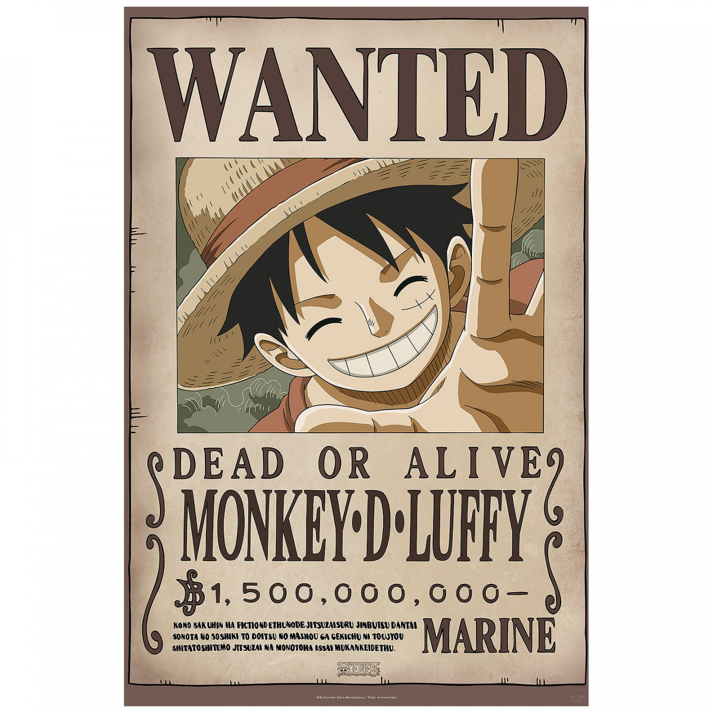 One Piece - Wanted Monkey D