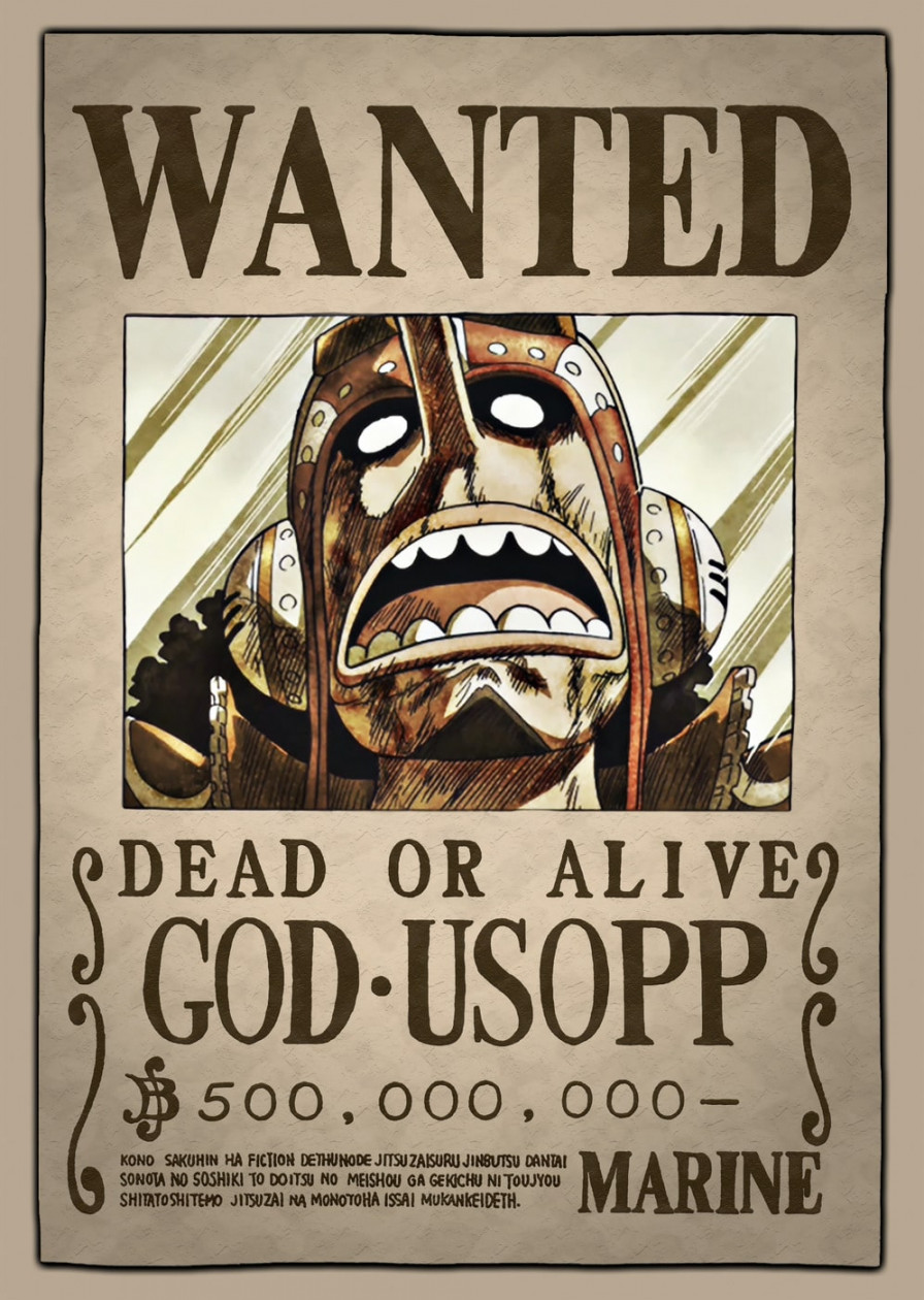 One Piece Wanted Poster - Straw Hat Crew (Post Onigashima Arc) - Waifuworld