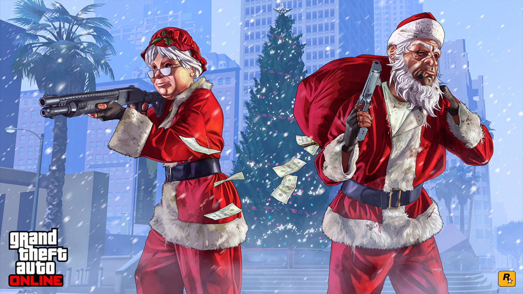 Photo GTA  Rifles Pistols Shotgun Christmas Two Winter x