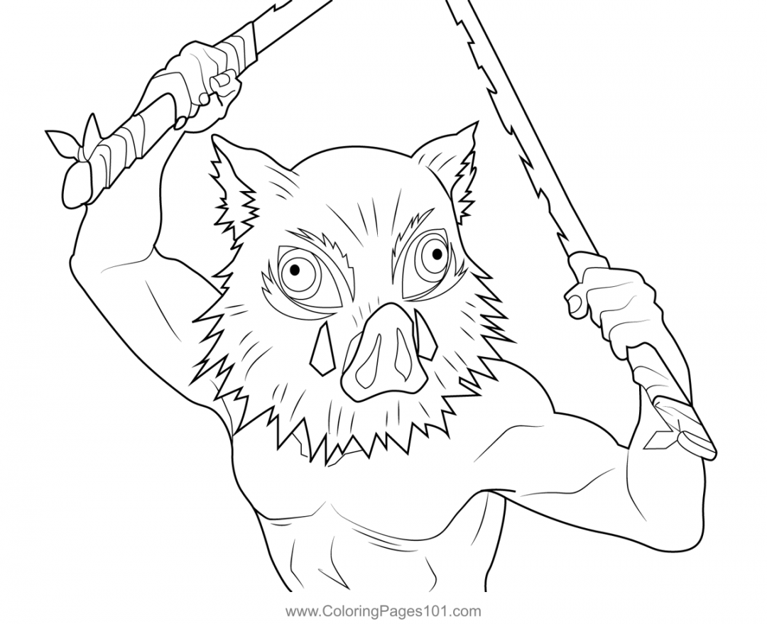 Pin on Demon Slayer Coloring Pages