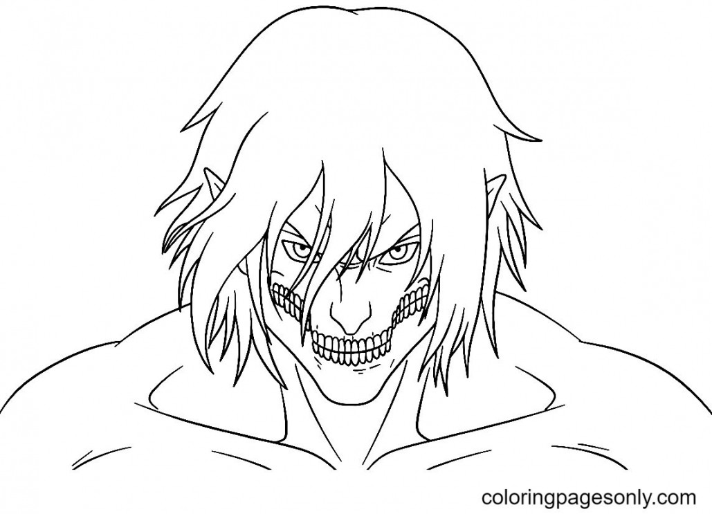 Pin on Eren Yeager Coloring Pages