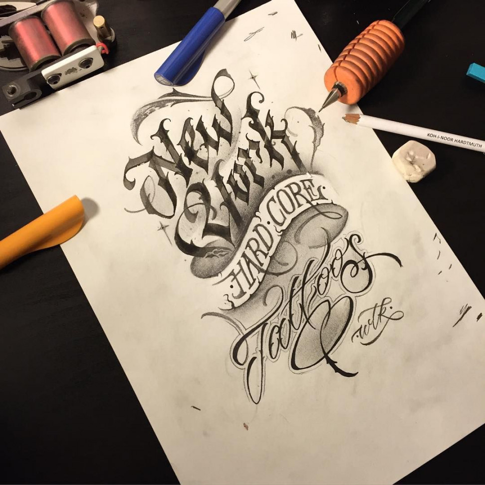 Pin on hand lettering