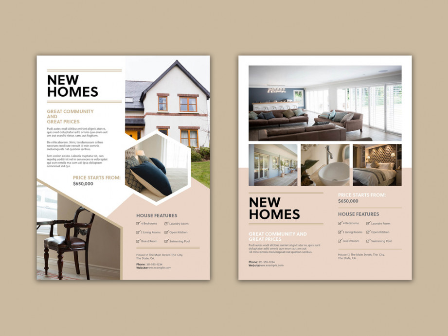 + Real Estate Flyer Templates for InDesign – DesignerCandies