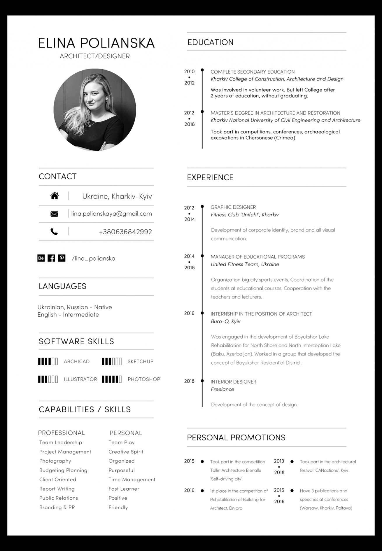 Resume #architect #cv #template #architectcvtemplate architecture