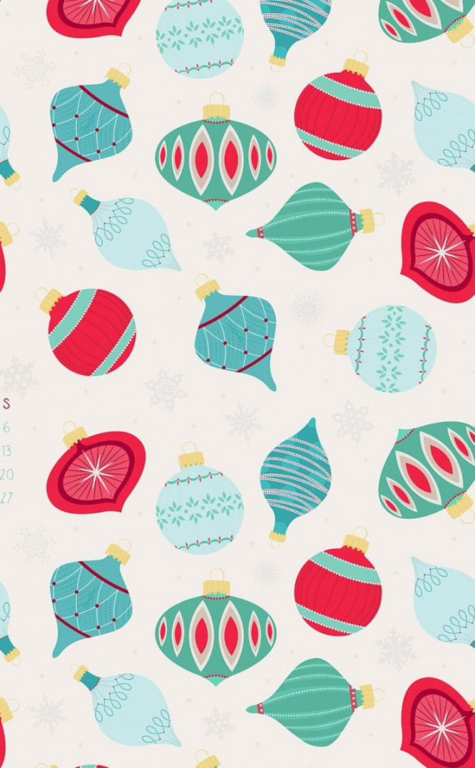 Retro Christmas ☆ Download more Christmas iPhone Wallpapers at