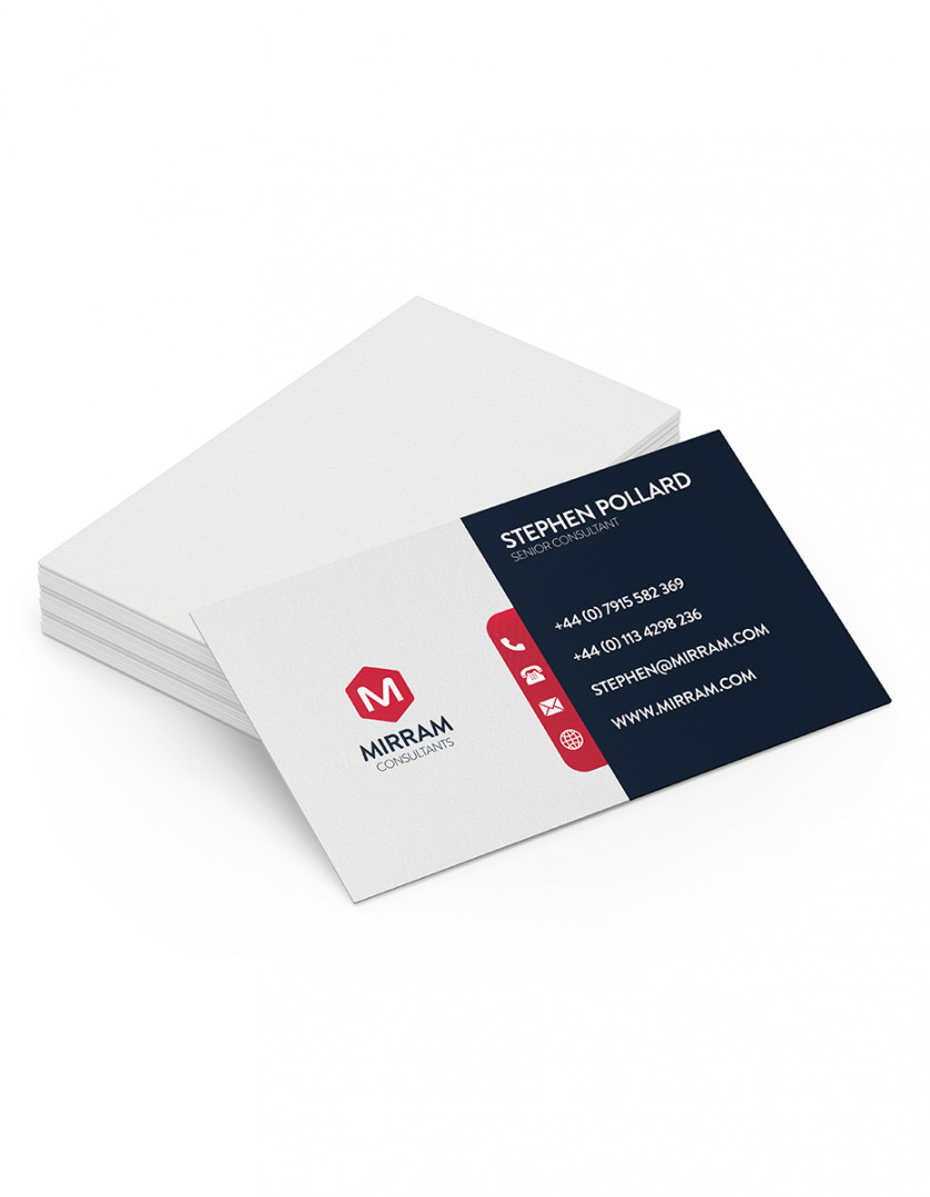 Single Sided Business Card Printing  Order Online