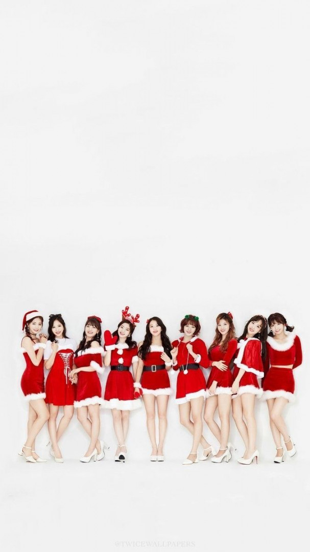 twice christmas wallpaper  Fotografía de grupo, Videos de chicas