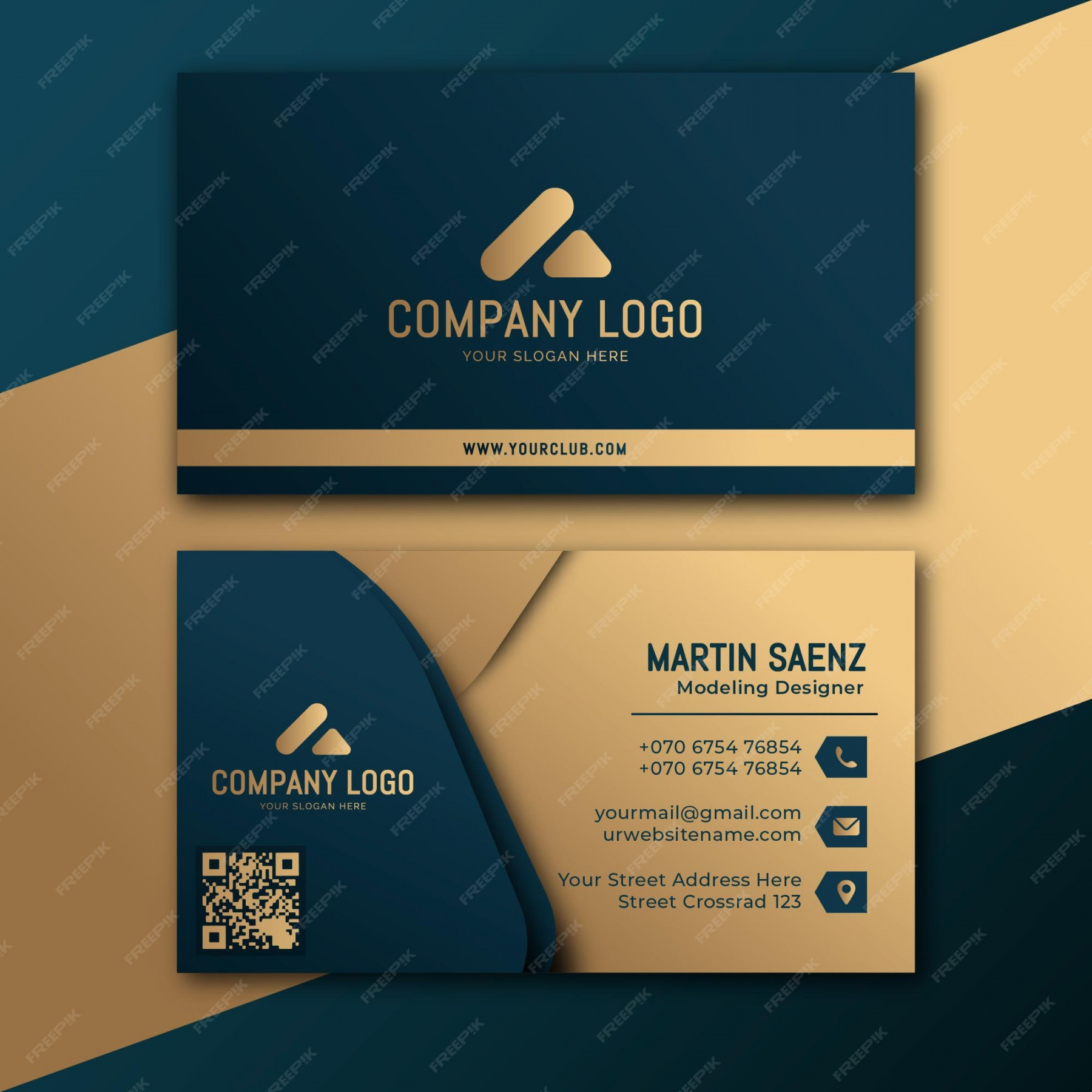 Visiting Card Design - Free Download on Freepik